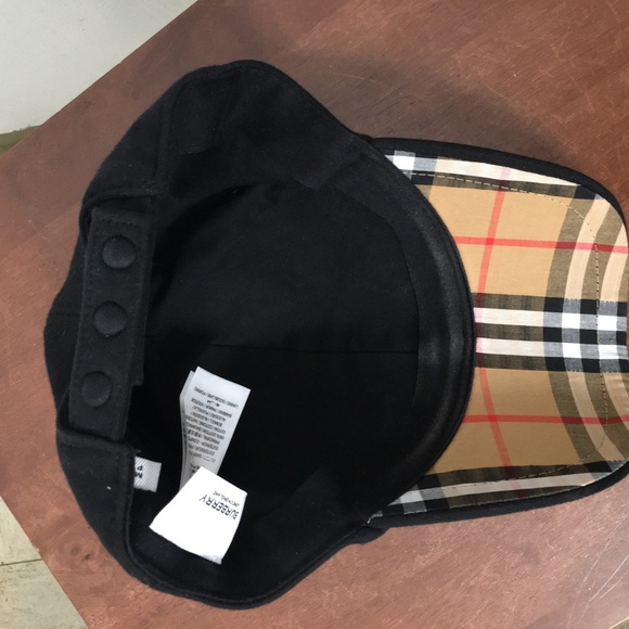 Burberry monogram-embroidered cap Size Is Medium. 100% Authentic - Picture 11 of 11